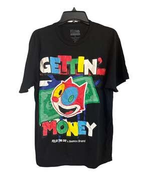 Felix the Cat x Reason Brand 'Gettin' Money' Graphic T-Shirt